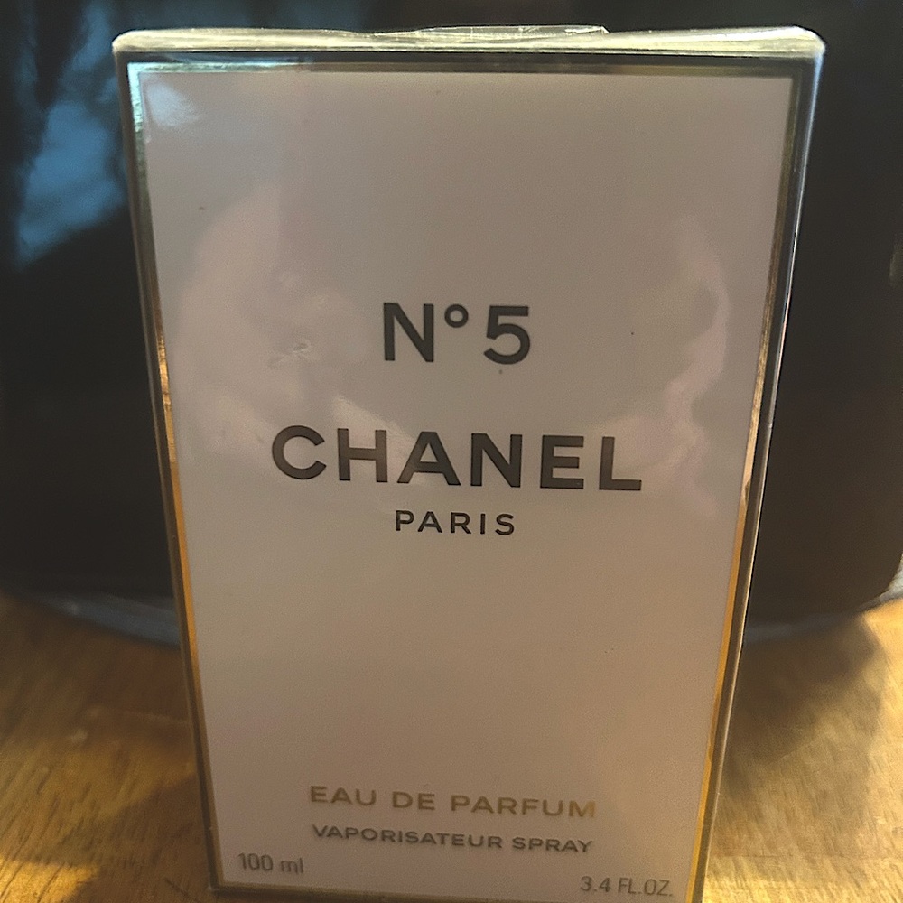 Chanel number five not even open still in the plastic wrap